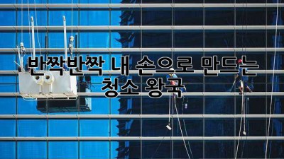 ✨반짝반짝✨ 내 손으로 만드는 청소 왕국👑